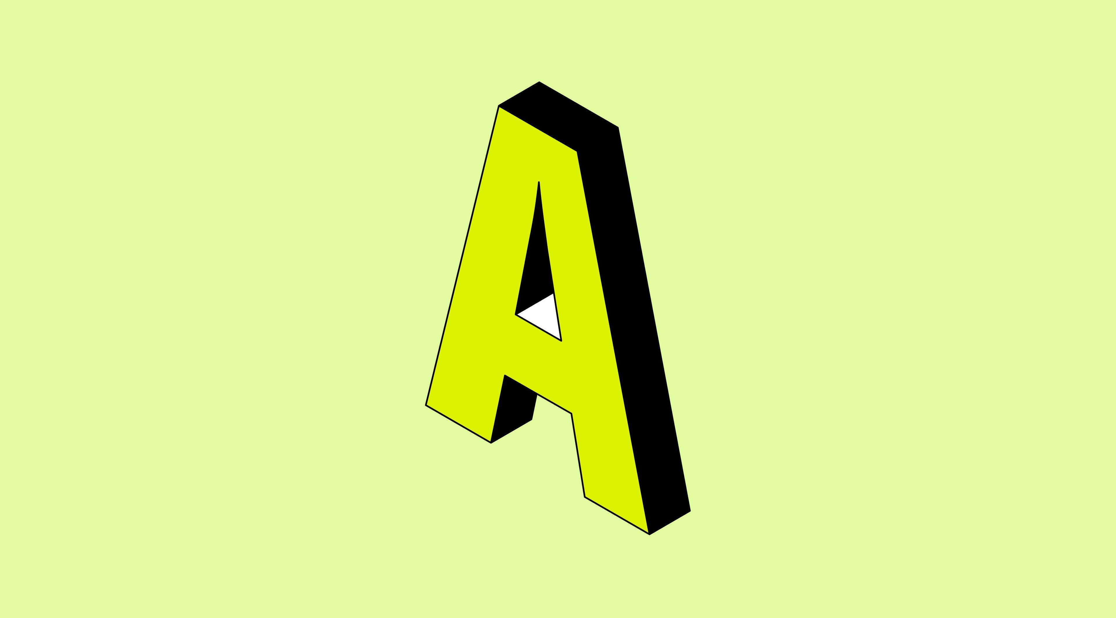 Isometric 3D A charachter